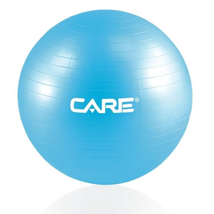 CARE Gym-Ball 65cm Anti-eclatement avec Pompe