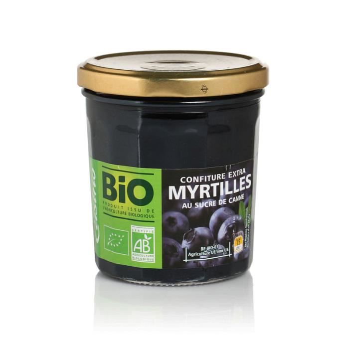 DELVERT ETABLISSEMENTS Confiture myrtille BIO - 360 g