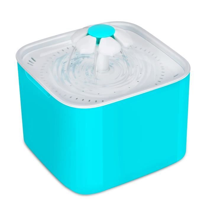 Fontaine à Eau pour Chat, 2L Ultra-Tranquille Fontaine pour Animaux -ROE