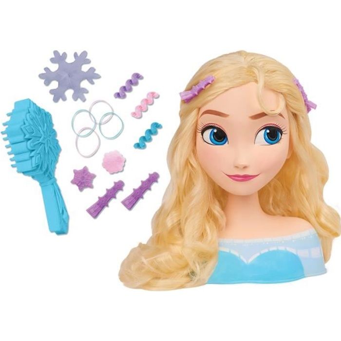 Disney Tête à coiffer Princesse Elsa - Reine des neiges