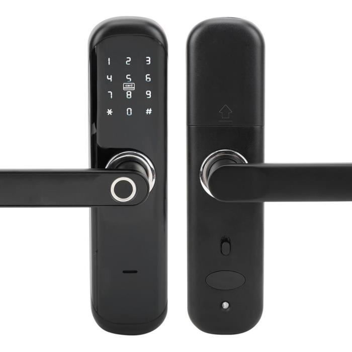 EBTOOLS serrure d'empreinte digitale Empreinte digitale de mot de passe d'écran tactile de serrure intelligente contre l'entrée de