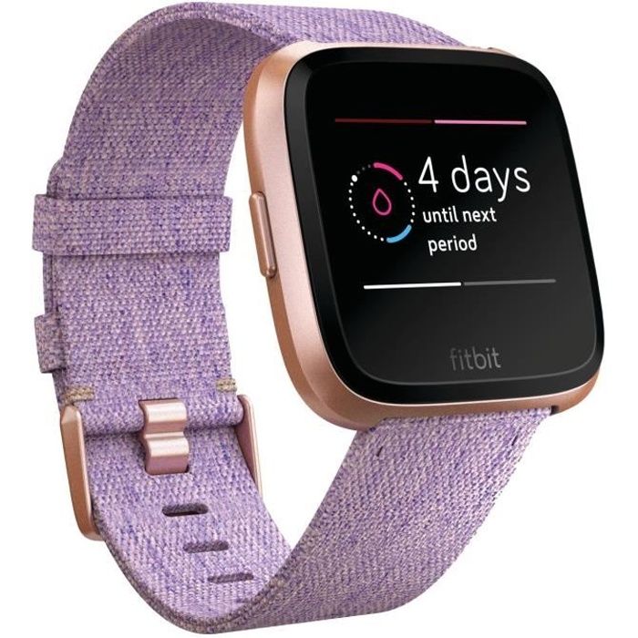 FITBIT VERSA Montre connectée mixte - étanche, musique, 4 jrs d'autonomie, notifs, santé - Série Spéciale Lavande