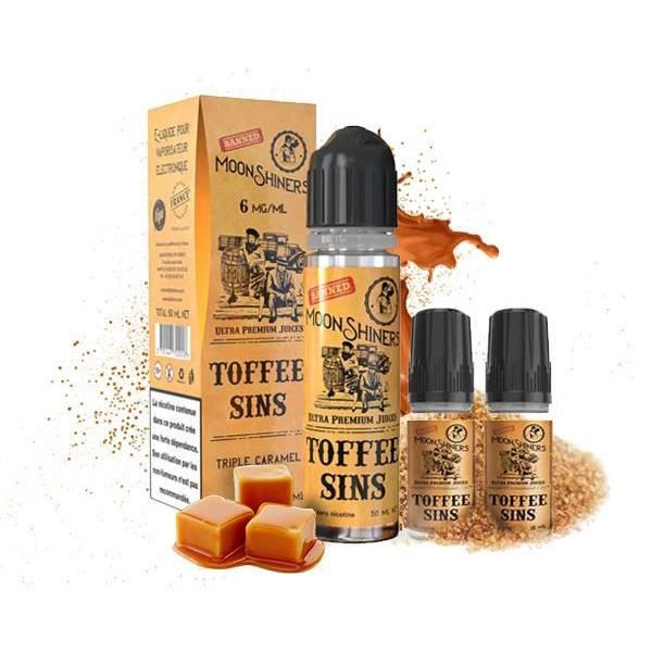 E liquide Toffee Sins Moonshiners 60ml - Le French Liquide - 60ml 6 mg