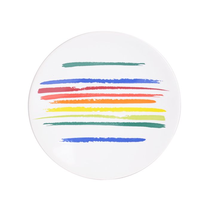 Assiette à pain 16 cm ruban little marcel (lot de 6) Multicolore