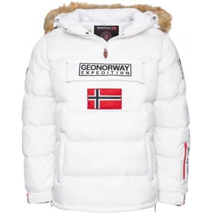 GEOGRAPHICAL NORWAY Doudoune blanche GN BOLIDE Blanc - Homme