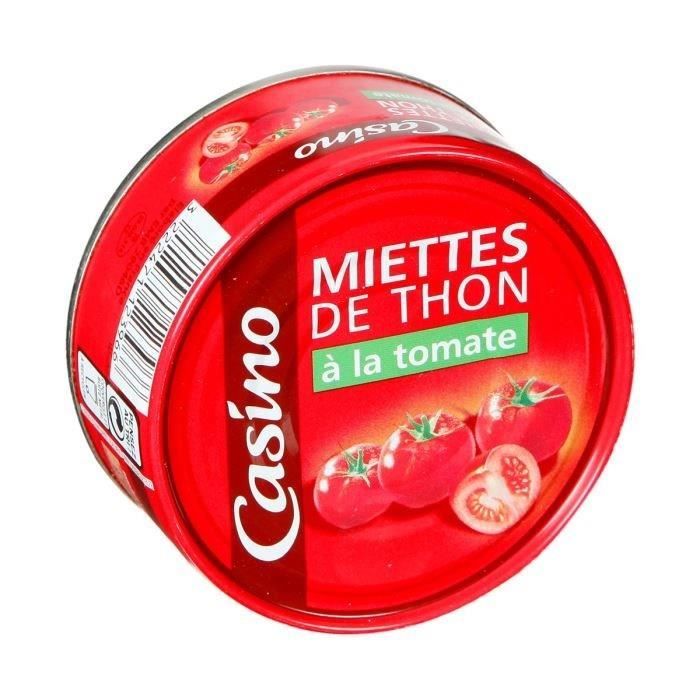 CASINO Miettes de Thon à la Tomate 160g