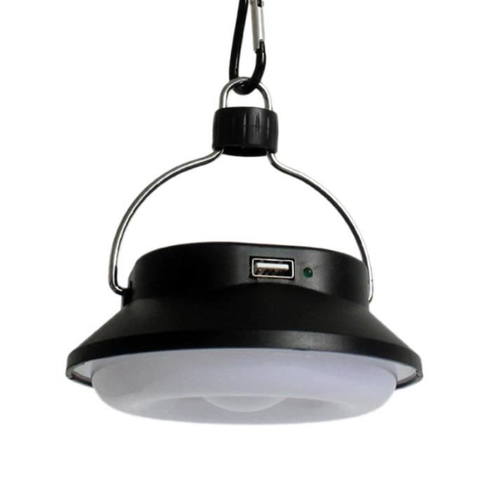 Lumière de Camping solaire intégrée USB charge 2 vitesses batterie au Lithium LAMPE - LANTERNE - ECLAIRAGE D'APPOINT DE CAMPING