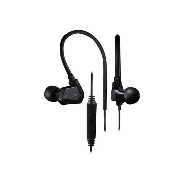 ROCCAT Ecouteurs Score avec micro intra-auriculaire - Montage sur l'oreille filaire jack 3,5mm