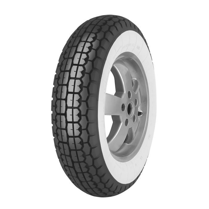 SAVA 4.00-8 66J TT FLANC BLANC B13 - Pneu Moto