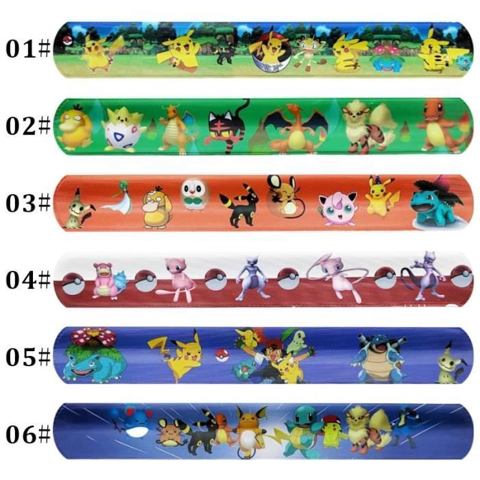 Bracelet automatique pokemon Lot de 3 modèle aléatoire