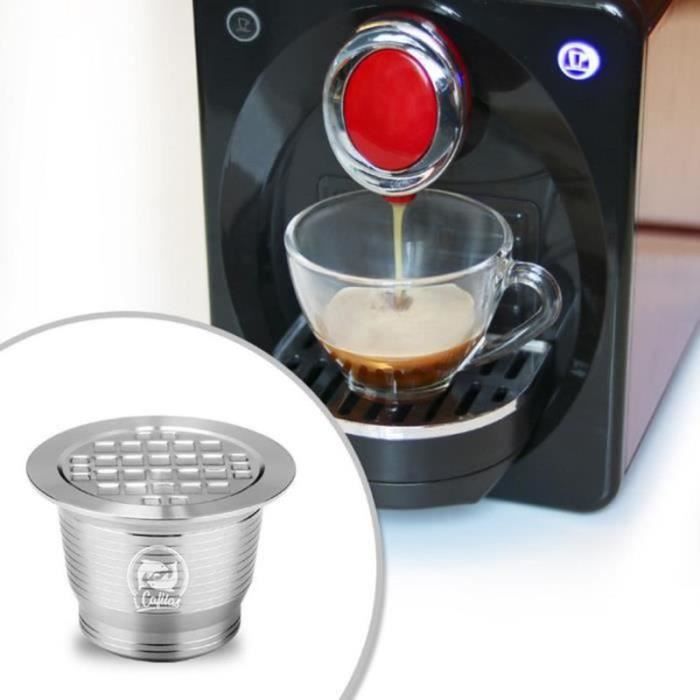 FLY24332-Brico Capsule Réutilisable De Filtre D'Acier Inoxydable Café Favorable À L'Environnement -Argent dw523