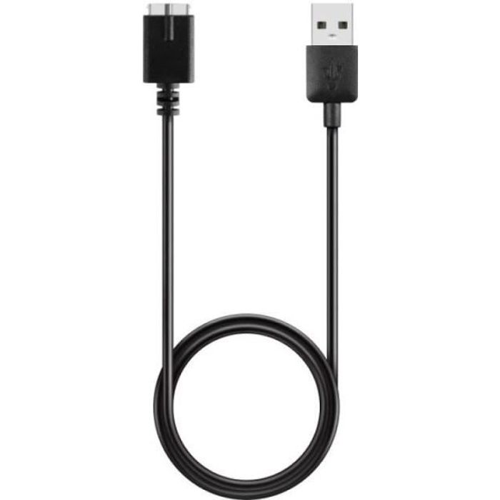 YT20774-CHARGEUR TELEPHONE-Câble USB noir de 1M pour recharge rapide et transfert de données. cordon de chargeur pour montre Polar