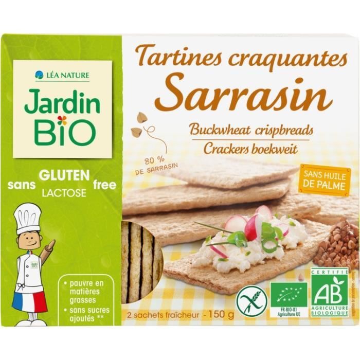 JARDIN BIO Tartines sarrasin bio - 150g