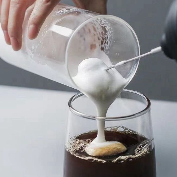 Pichet En Verre Tasse À Mousser Le Lait Tasse À Café En Mousse En Acier Inoxydable Avec Tasse A Cafe