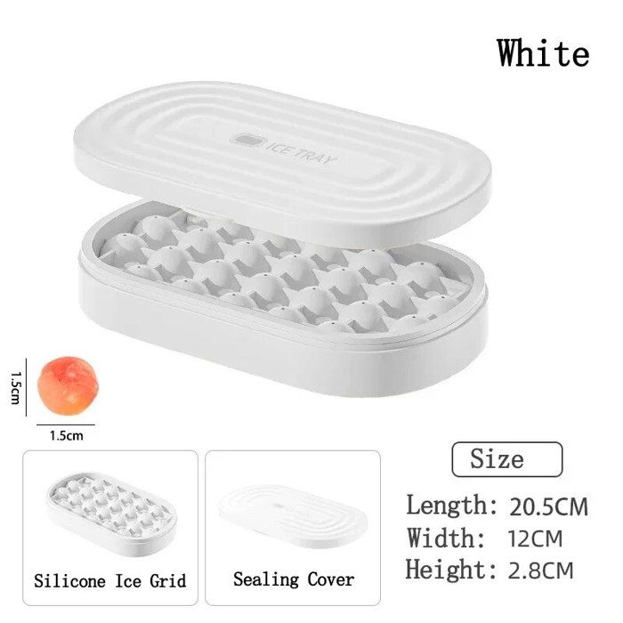 2 Pcs Boîte À Cristaux De Glace Bac Glaçons Réutilisable Pour