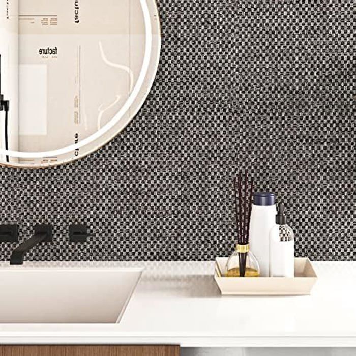 Papier Adhésif Gris Foncé 40x300cm - Film Vinyle Mat Imperméable Pour Meubles, Cuisine Et Décoration DIY