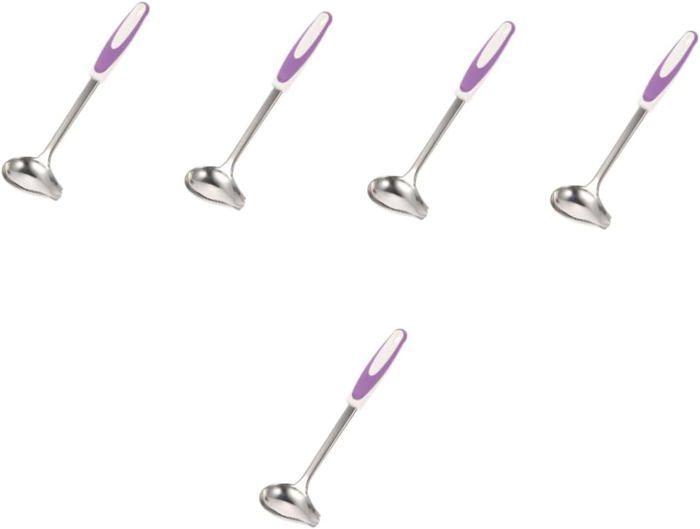Lot de 3 séparateurs de graisses, cuillères à écumoire, passoires en maille fine avec long manche, filtre à sauce en maille d'acier inoxydable, passoire à huile pour la cuisson, la friture, la