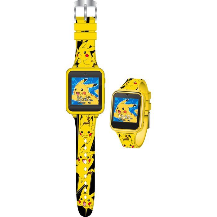 Montre Enfant Pokémon Pikachu – Écran Tactile, Caméra, 6 Jeux