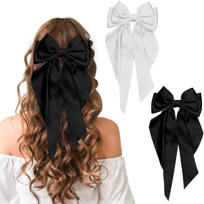 1 pièce Pince à cheveux avec clip en forme de papillon orné de strass et de faux perles avec gland. Accessoire de cheveux élégant pour femmes, support de queue de cheval (longueur 1 pièce Pince à cheveux avec clip en forme de papillon orné de strass et de faux perles avec gland. Accessoire de cheveux élégant pour femmes, support de queue de cheval (longueur