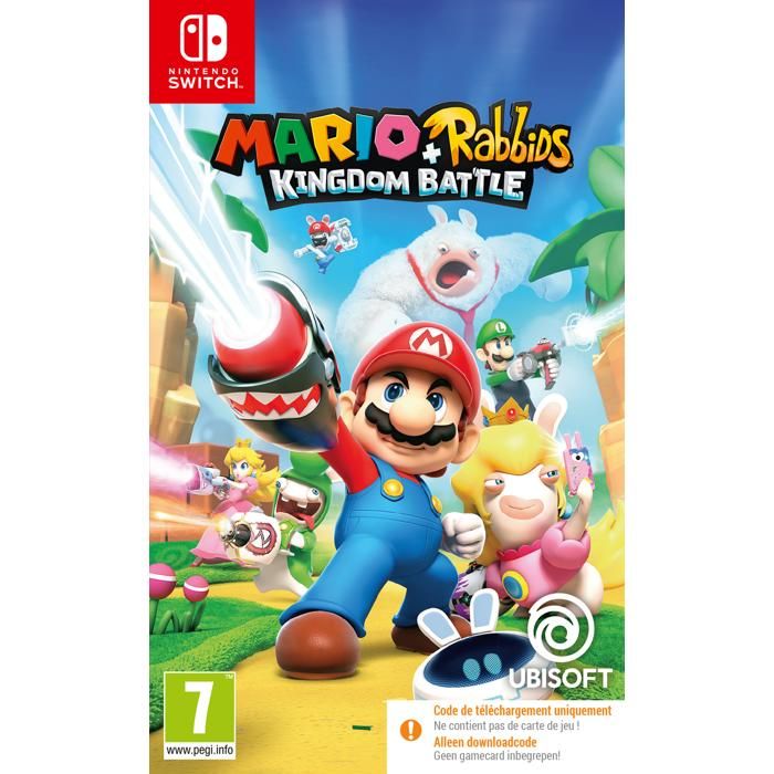 Mario + Lapins Crétins Kingdom Battle Code In A Box - vue 2