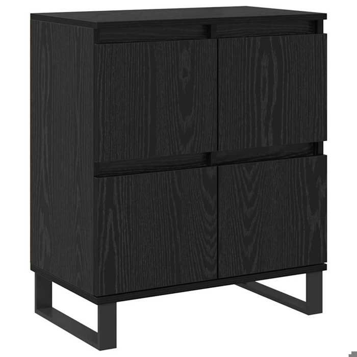 ESTINK® Buffet bas contemporain - Armoire Polyvalent - pour Cuisine/Salon - Noir 60x35x70 cm - Bois dingénierie @@874