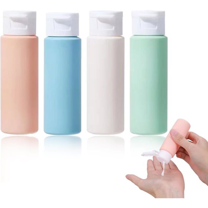 Lot De 16 Bouteilles De Voyage En Silicone Souple - Anti-fuites, Sans BPA, Neuves