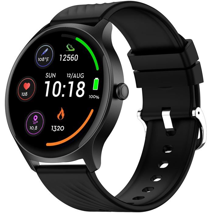 Montre connectée - DENVER - SWC-387B - AMOLED - Suivi santé - IP67
