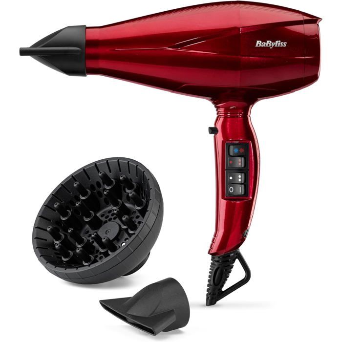 Sèche cheveux BaByliss Pro Digital Ionique avec Diffuseur