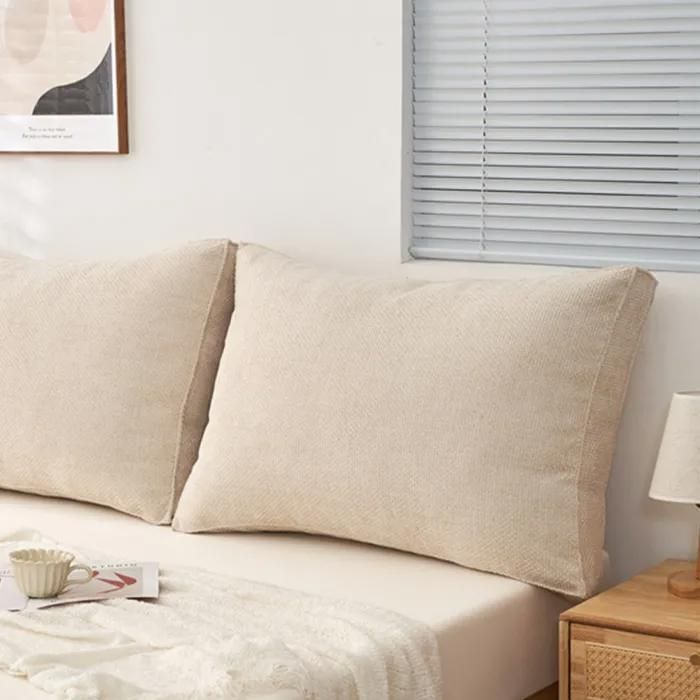 1 Piece Coussin de lit épais pour tête de lit 80cm dossier canapé modulable appui-dos fenêtre housse amovible multicolor COUSSIN