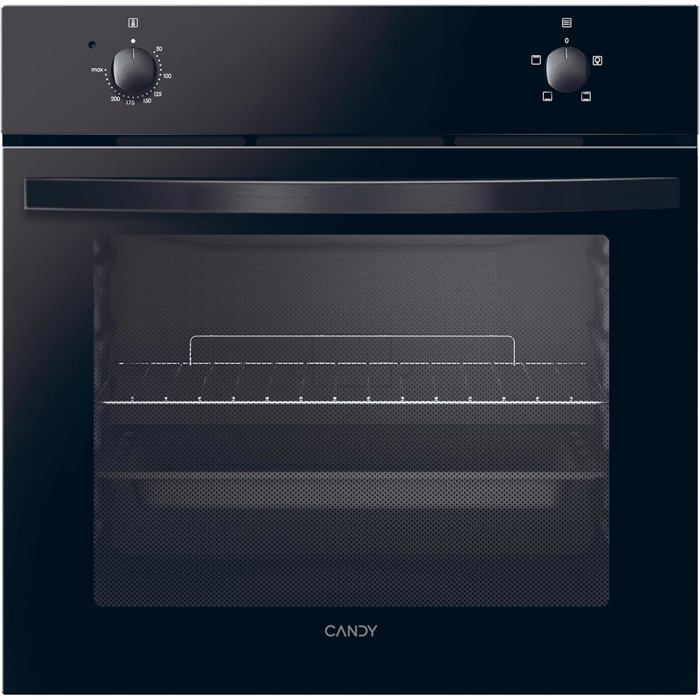 Four encastrable émail lisse - SUTEO - 70 litres - Convection naturelle - Noir - 568 x 595 x 595 cm