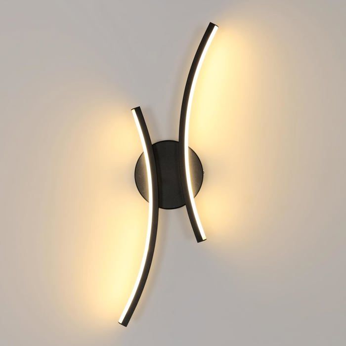 Applique Murale LED Intérieure 20W 2250LM Blanc Chaud 3000K 44.5cm Aluminium Moderne Éclairage