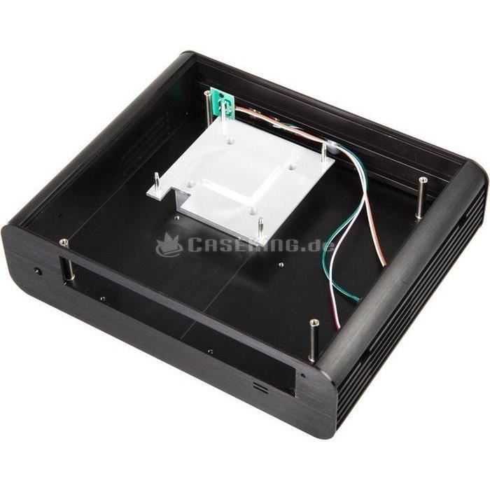 Boitier HTPC Chassis Logement Akasa Euler sans ventilateur Thin-Mini-ITX – Noir