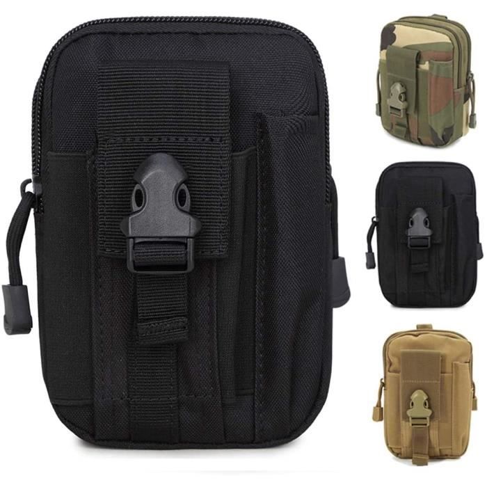 Sac Tactique Ceinture 3 Pièces Sacoche Ceinture Molle EDC Sac Multifonctionnel Sac Banane Pour