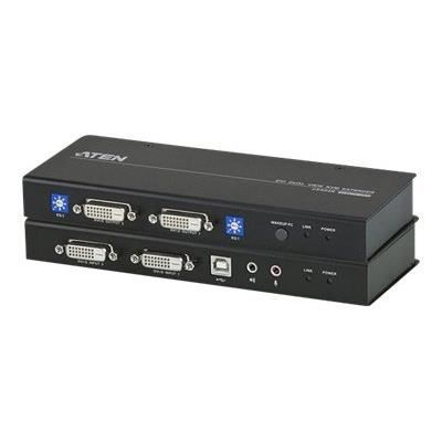 Aten CE604 prolong.kvm double ecran DVI/USB/AUD…