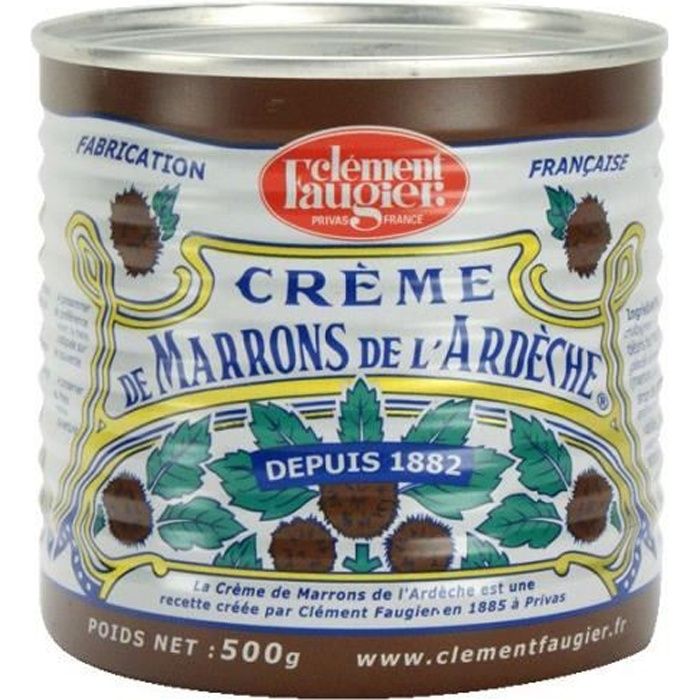 CLEMENT FAUGIER Crème de Marrons de l'Ardèche vanillée - 500 g