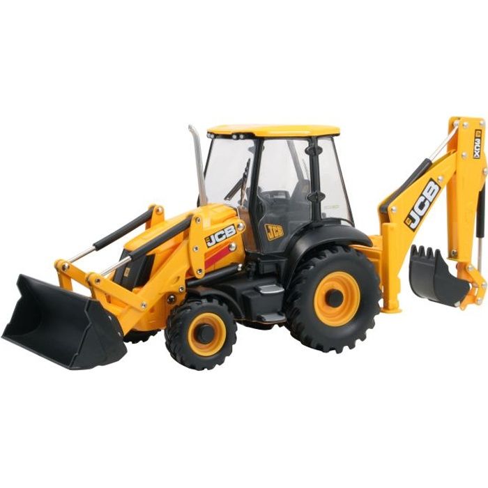 Tractopelle JCB 3CX - TOMY - Jouet à l'échelle 1/32 pour enfant de 3 ans et plus