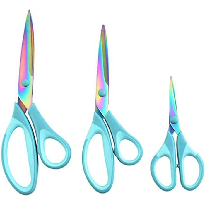 3 pièces Craft Tailor Shear Set MultiPurpose Color Titanium Plated