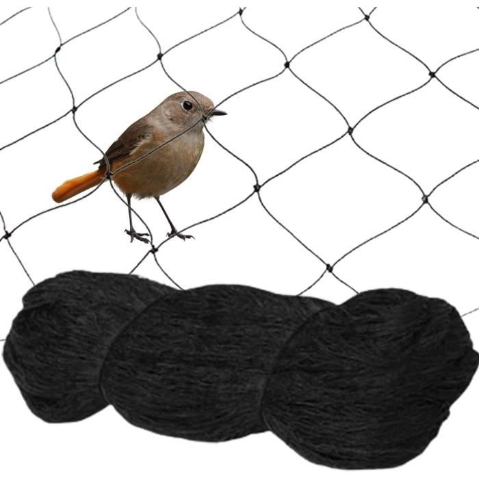 Filet Anti-oiseaux Et Anti-gibier 4 X 10 M - Polypropylène Résistant Aux UV, Léger, Avec 50 Sangles, Pour Protéger Jardin, Poulailler, Arbres Fruitiers - 5