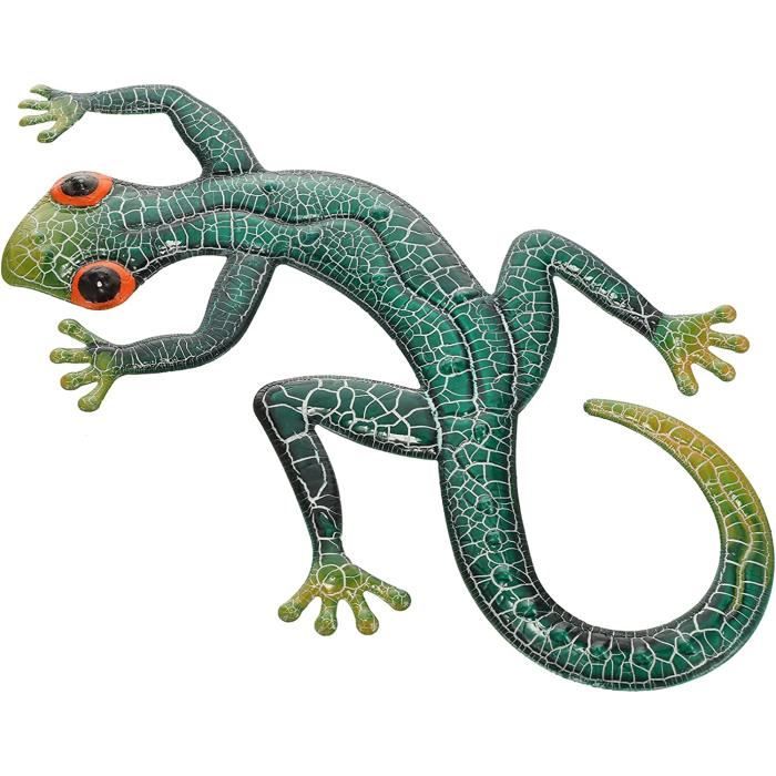 Aimant Frigo 3D Lézard Barcelone - Souvenir Espagne Fait Main, Résine, 5x10.2 Cm, Décoration Colorée