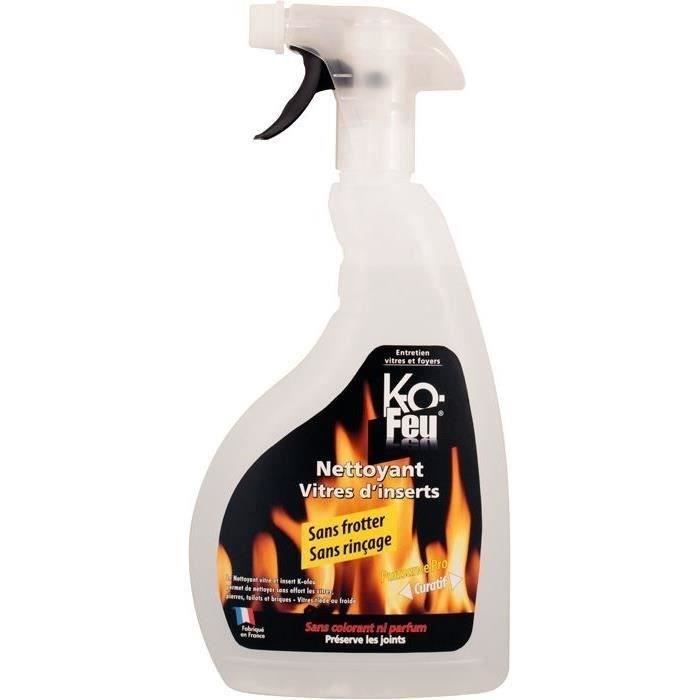 Nettoyant vitre d'insert Ecocert 500ml - PYROFEU - le Club