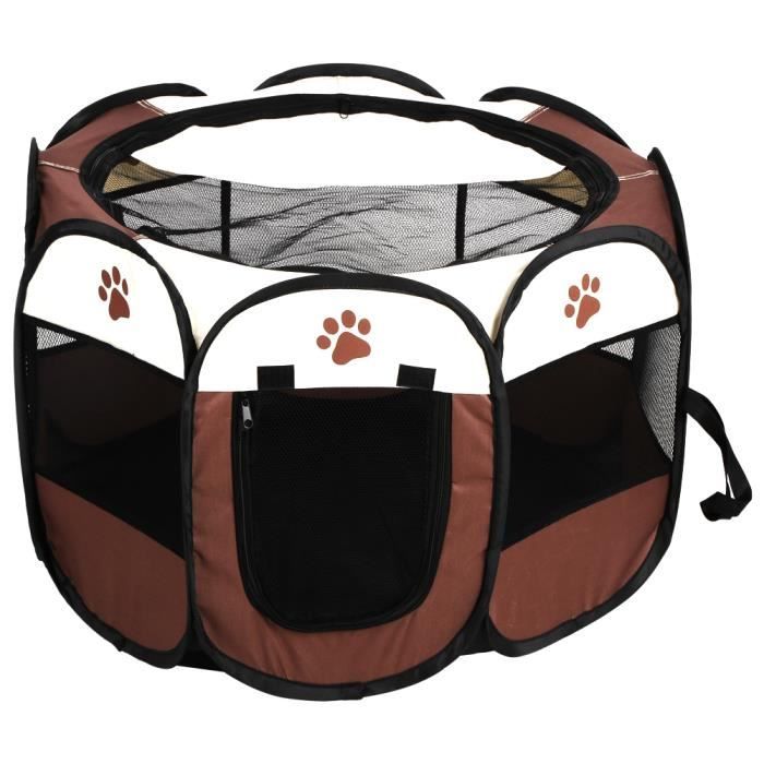 Parc Chien Parc A Chiot Enclos Pour Chiens Chats Lapins Pliable Utiliser A L Interieur Et A L Exterieur Cdiscount