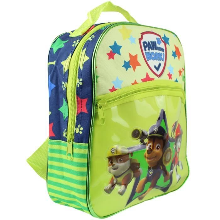 Sac à Dos Paw Patrol garçon Vert Vert Cdiscount Bagagerie Maroquinerie