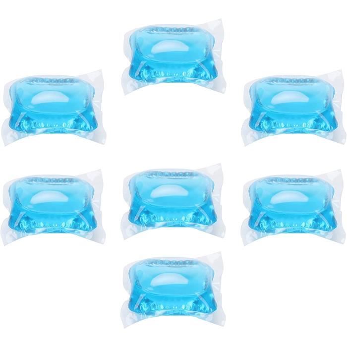 60 Pièces 8g Capsule de Perle de Lessive Dissou e le Nettoyant Dosette de Lessive Lessive Tache