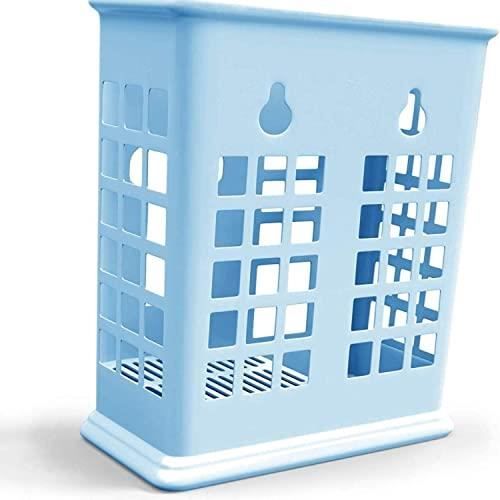 Noa Store Panier à Couverts Bleu - Lavage, Séchage et Rangement Ustensiles Cuisine - pour Lave-Vaisselle