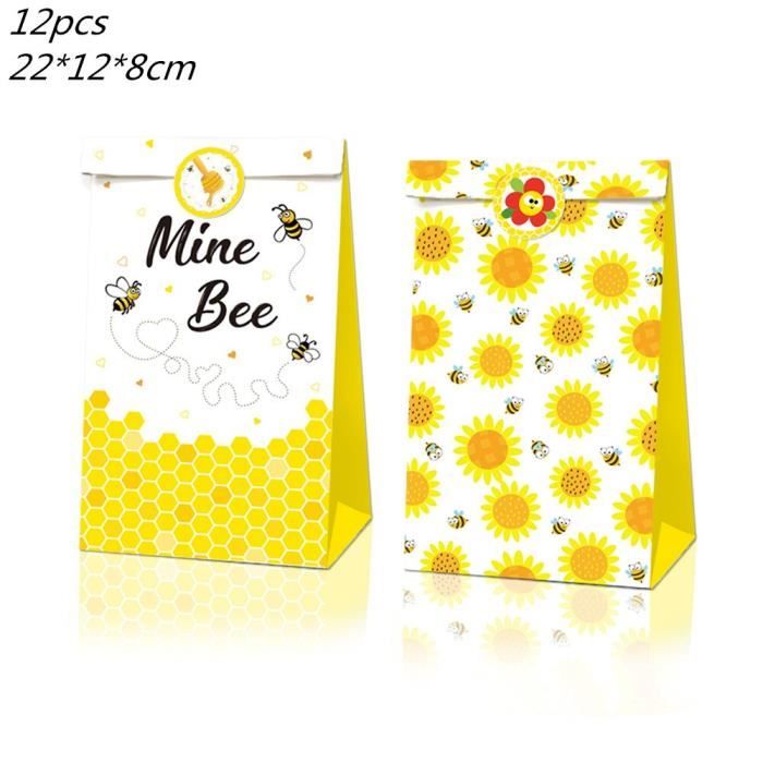 Lot De 20 Sacs En Papier Kraft Avec étiquettes En Ruban Pour Cadeaux De Mariage Ou De Bienvenue Pour Invités De Fête (sacs Marron