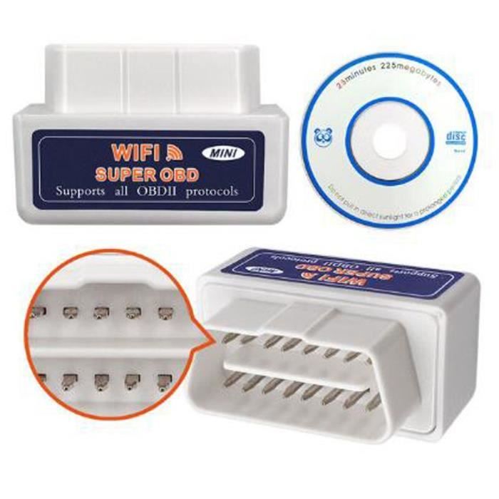 Câble Diagnostic Voiture Câble Extension OBD2 Vgate - 16 Broches Mâle/ Femelle - Flexible Pour Outils Diagnostic Auto Câble Diagnostic Auto