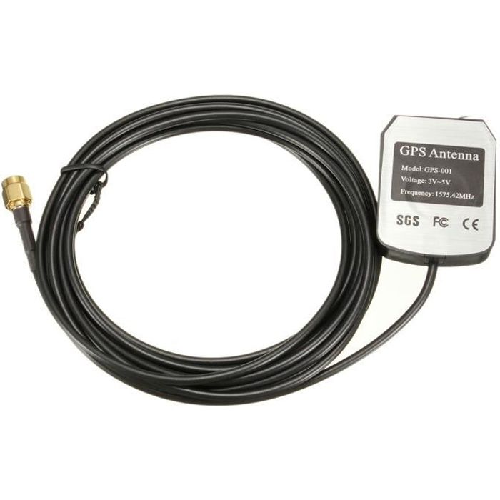 NEUFU GPS Antenne SMA 3M Câble Pr Autoradio 1575.42MHz