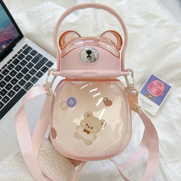 MHwan Gourde Enfant, Grande Capacité 600 Ml, Robuste Et