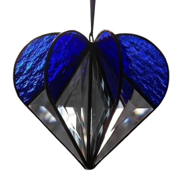 Balai Déco En Cristal En Forme De Cœur Whrcy - Ornement Spirituel, Nettoyage Énergétique, 17cm