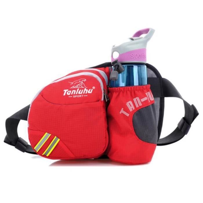 Sac De Ceinture Sport / Sac Hanche NEUF Pour Jogging & Course - Avec Porte-bouteille D'eau - Couleur Noir